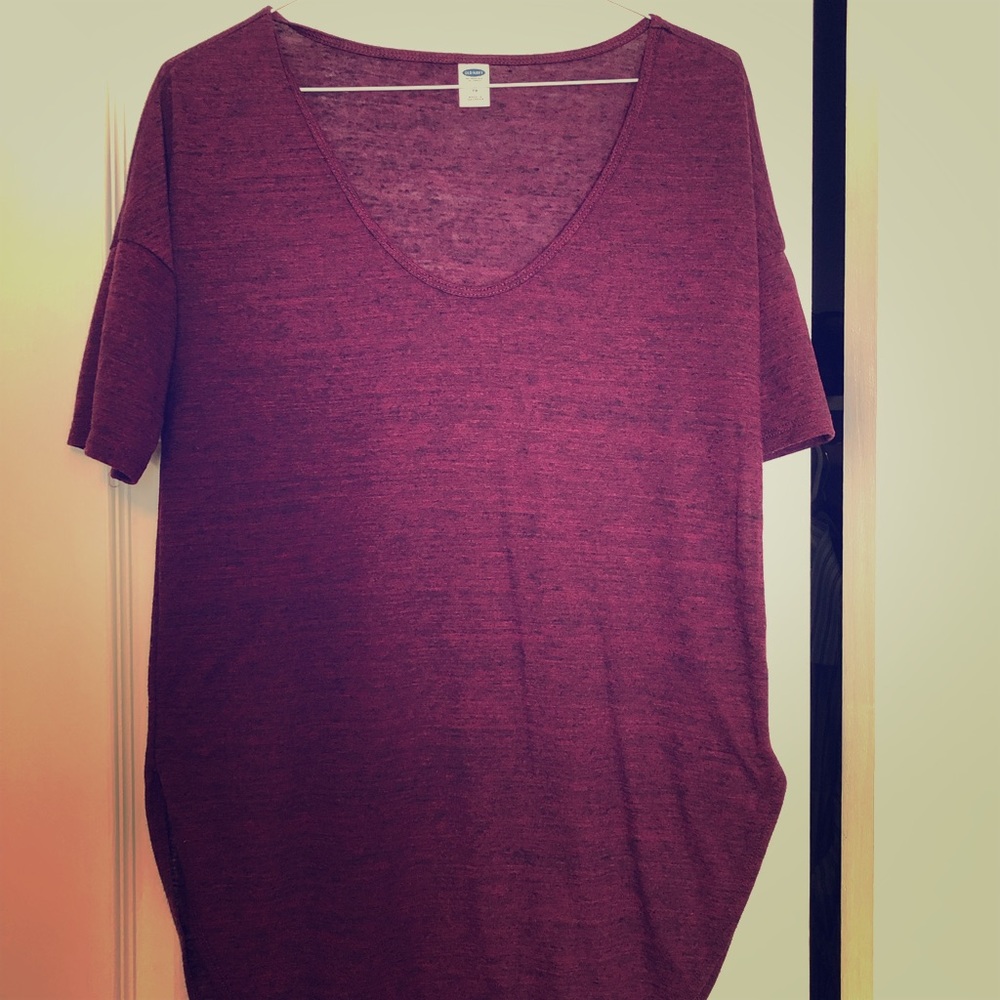 Old Navy Maroon Shirt